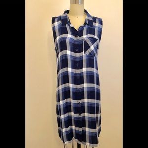 Soo Cute Blue plaid Dress